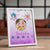 New baby birth frame light purple