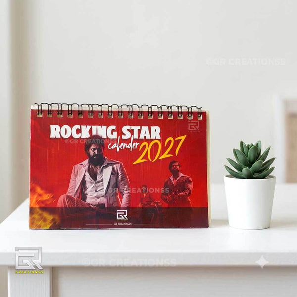 Actor Yashtheme Table Calendar 2027 Online | GR CREATIONSS