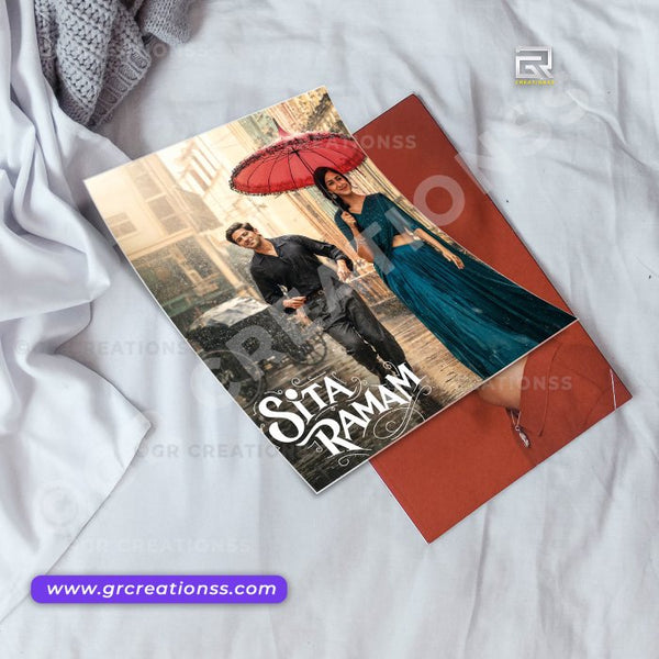 Sita Ramam Romantic Moments Poster