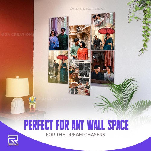 Sita Ramam Vintage Movie Wall Art