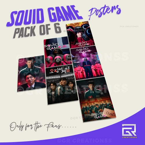 Squid Game Dark Posters