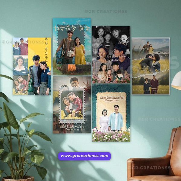 Tangerines Korean Drama Wall Art