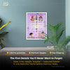 Twins baby birth frame murugar theme A3
