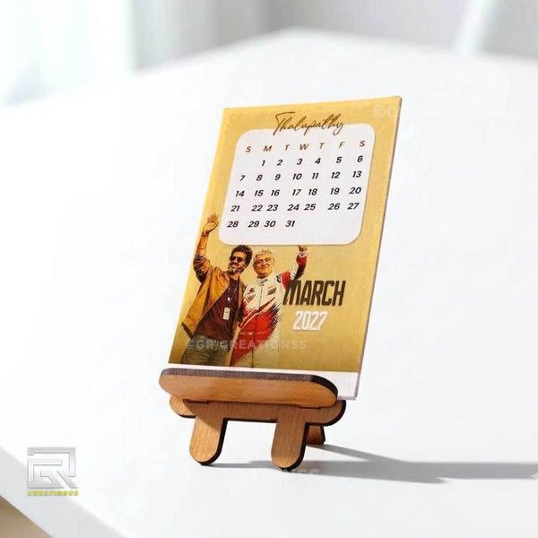 Thalapathy Vijay Table Calendar 2027 Online | GR CREATIONSS