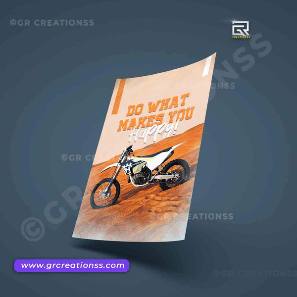 Traveller wall posters-08 | Home decor | Bike posters