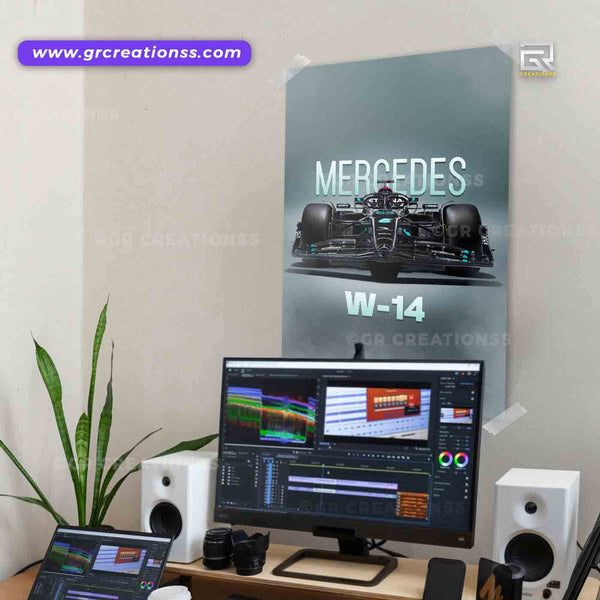 Mercedes benz car poster-07 | Home decor | Car poster for machine lovers