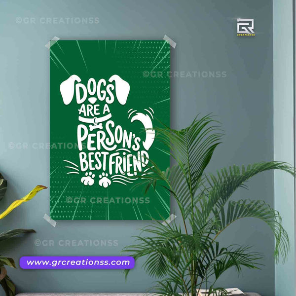 Pet wall posters -03 | Home decor | Dog / cat wall poster design Online
