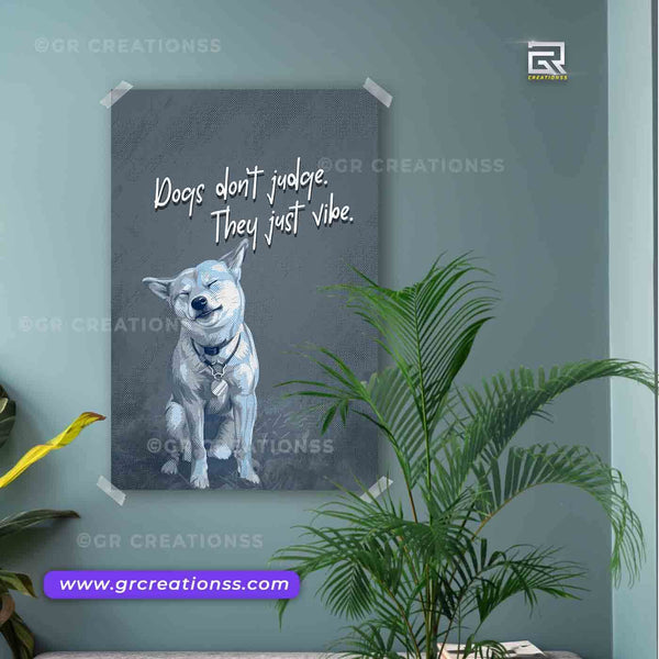 Pet wall posters -07 | Home decor | Dog / cat wall poster design Online