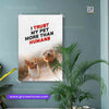 Pet wall posters -09 | Home decor | Dog / cat wall poster design Online