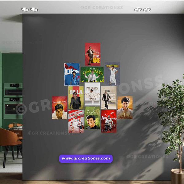 fan made thalaajith wall posters 