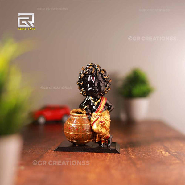 Little Krishna 3D - 4 inch height by GR CREATIONSS