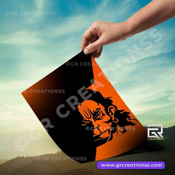 Hanuman wall posters-01 | wall decor | Hindu godwall posters