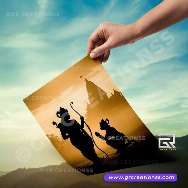 Hanuman wall posters-04 | wall decor | Hindu godwall posters
