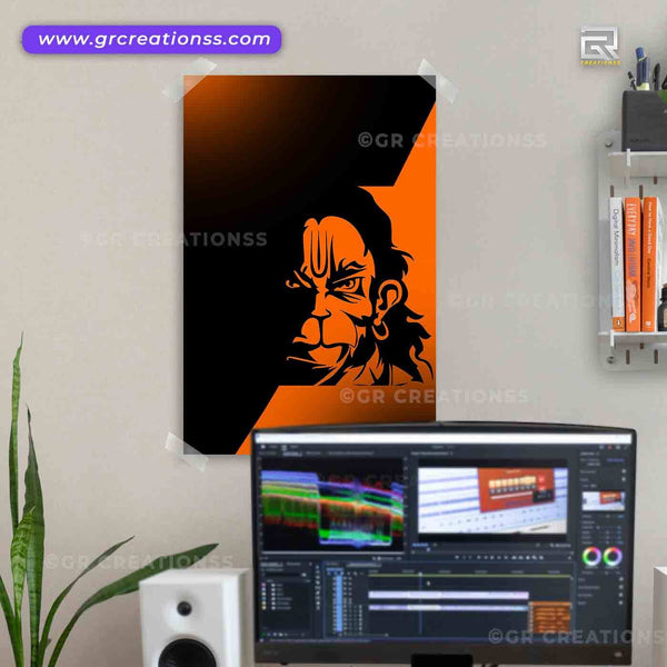 Hanuman wall posters-01 | wall decor | Hindu godwall posters