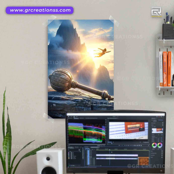 Hanuman wall posters-03 | wall decor | Hindu godwall posters