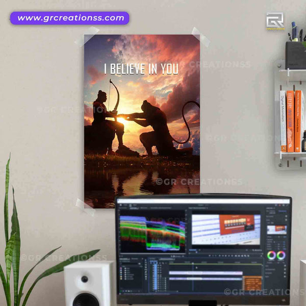 Hanuman wall posters-06 | wall decor | Hindu godwall posters