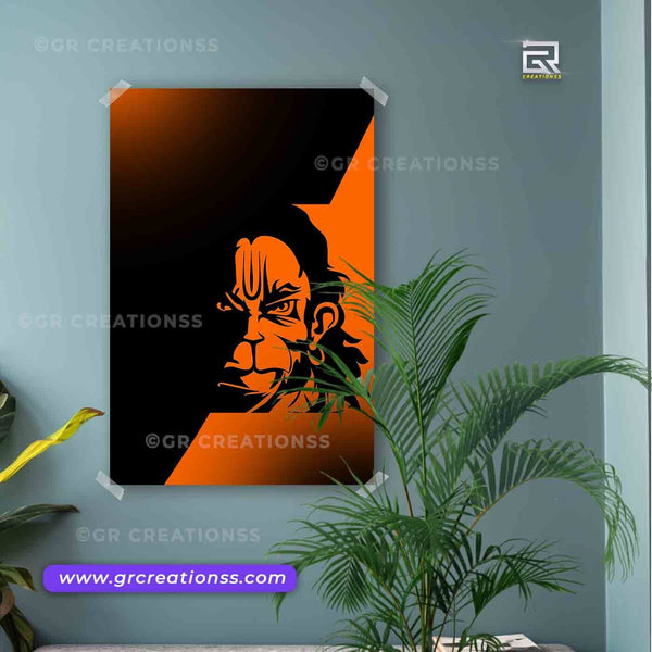 Hanuman wall posters-01 | wall decor | Hindu godwall posters