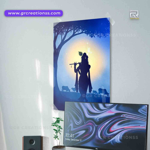Lord krishna wall posters-04 | wall decor | Hindu god wall posters online