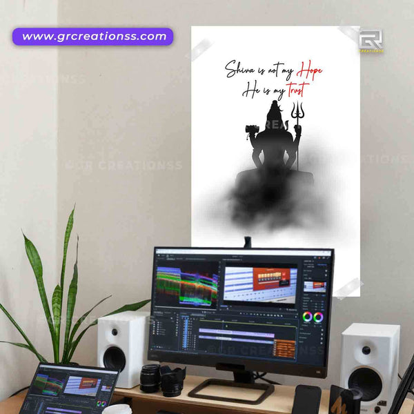 Mahadeva wall posters-02 | home decor | Hindu god wall posters online