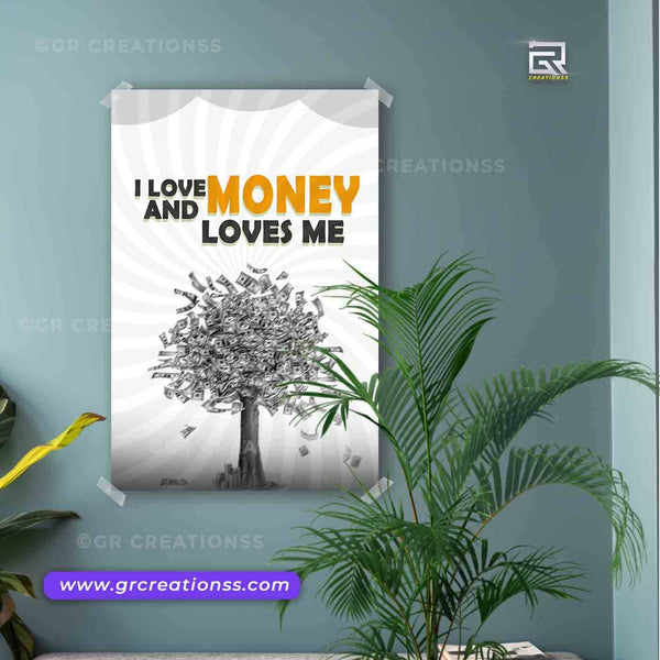 Money poster for wall-02 | home decor | Motivational wall posters