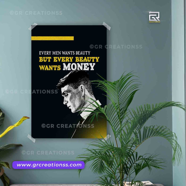 Money poster for wall-03 | home decor | Motivational wall posters