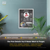 personalized new birth details frame online