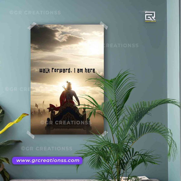 Lord krishna wall posters-05 | wall decor | Hindu god wall posters online