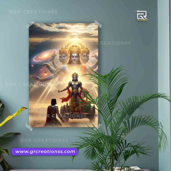 Lord krishna wall posters-07 | wall decor | Hindu god wall posters online