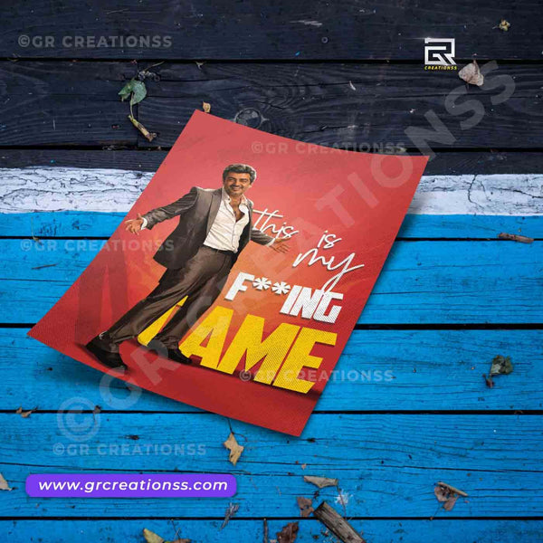 Mankatha Thala ajith wall posters-12| wall decor | kollywoodposters