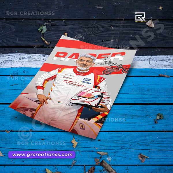 Racer ajith wall posters-03| wall decor | kollywoodposters