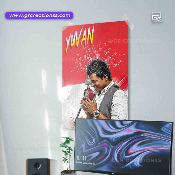Yuvan shankar raja wall posters-11 |Home decor | Kollywood music Director posters