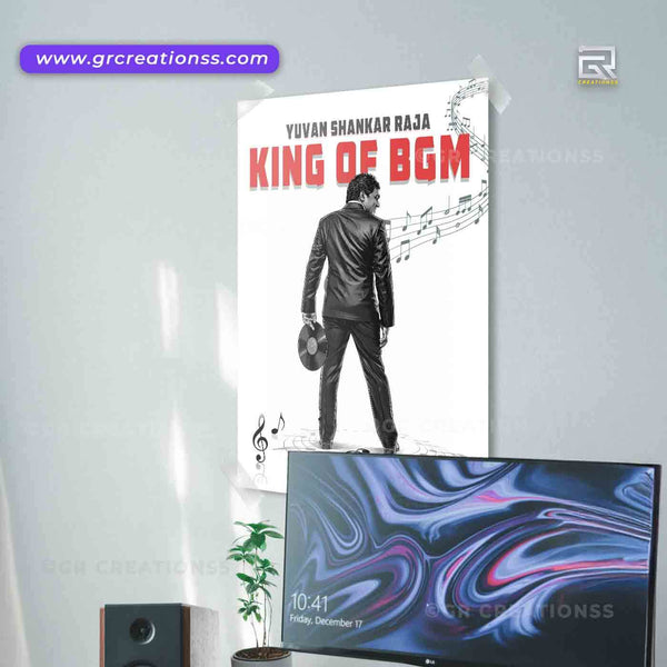 Yuvan shankar raja wall posters-08 |Home decor | Kollywood music Director posters