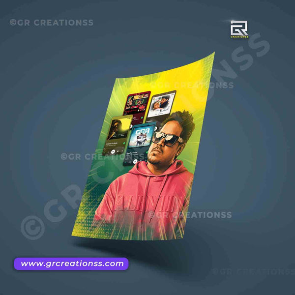 Yuvan shankar raja wall posters-12 |Home decor | Kollywood music Director posters